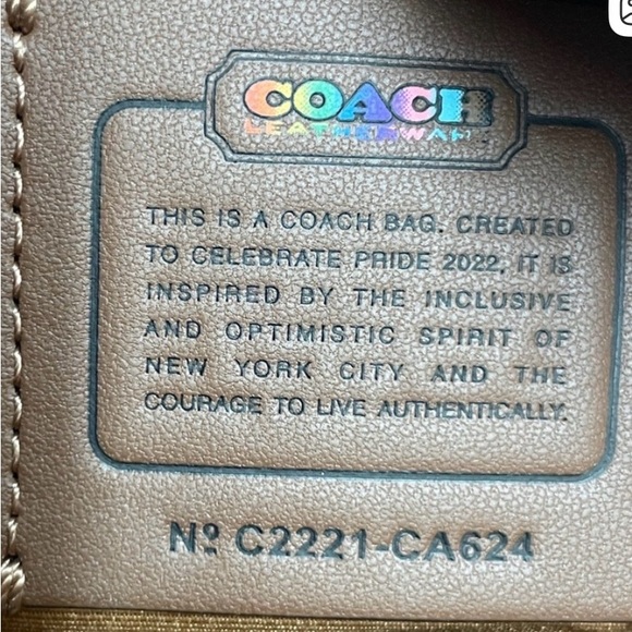 Coach Pride Special Edition EUC - Picture 4 of 6